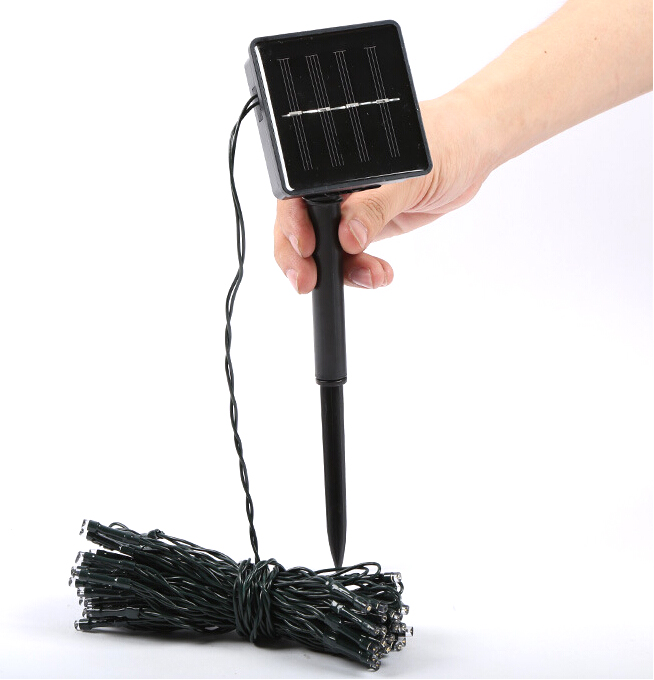 Solar Powered Garden Decoration Light 100 LED Lampu Hias 